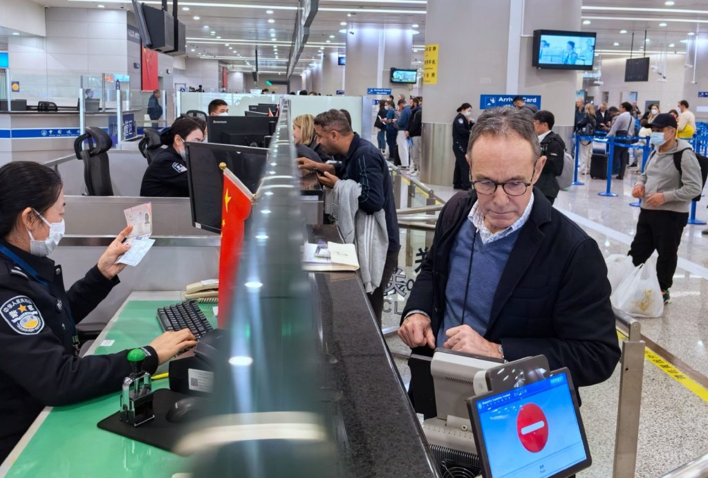 An increasing number of international tourists are visiting China