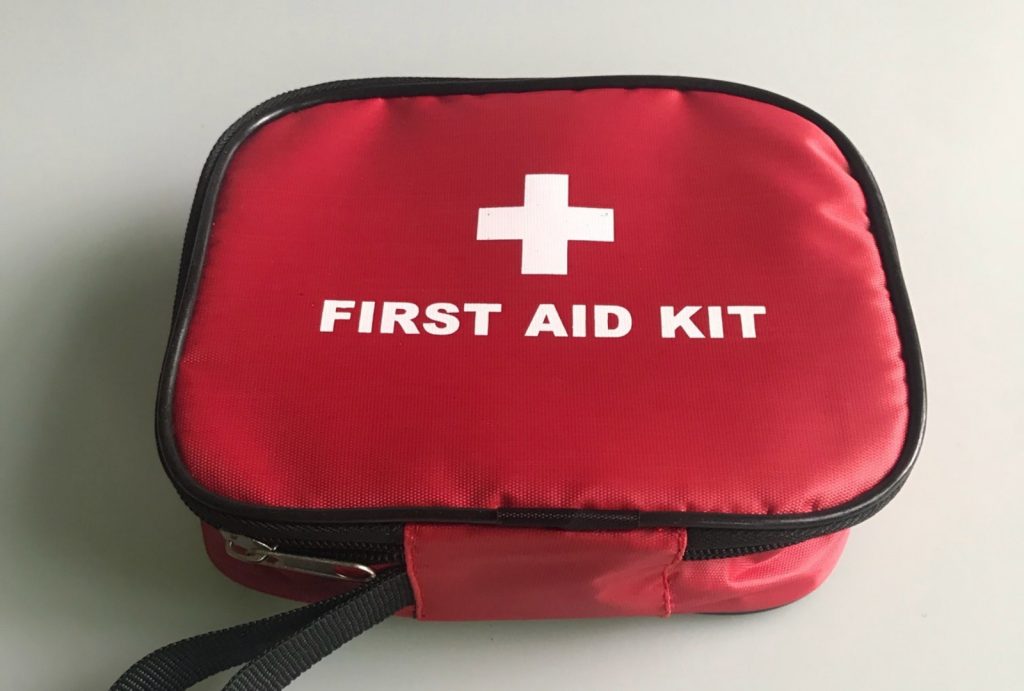 Keep a small first-aid kit with you