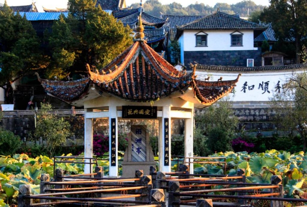 Yuzhou Pavilion at Heshun Ancient Town