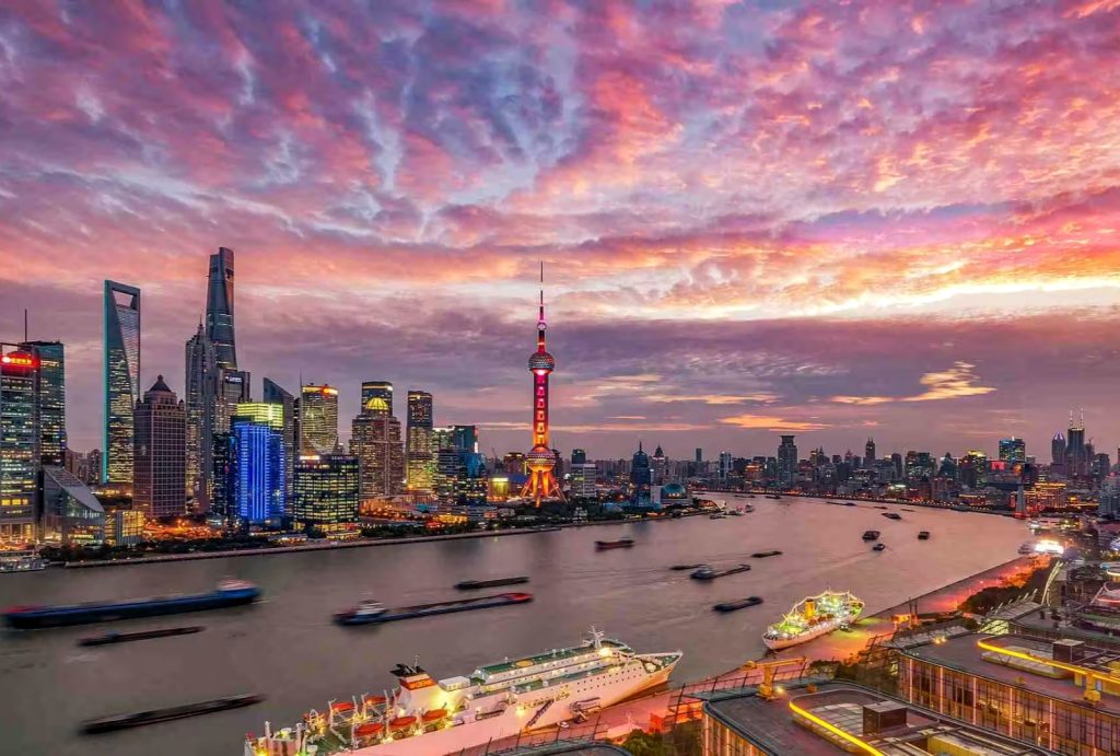 Huangpu River Cruise at sunset