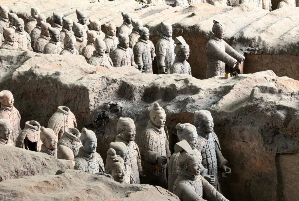 Terracotta soldiers in Pit 1