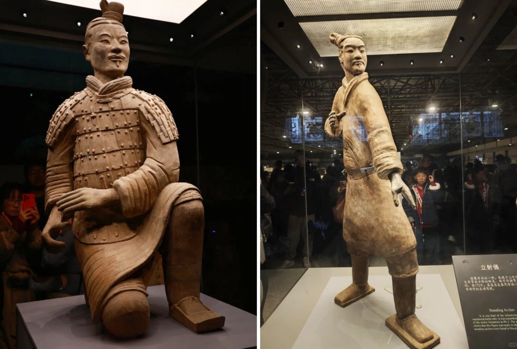 The Standing Archer and Kneeling Archer in Pit 2