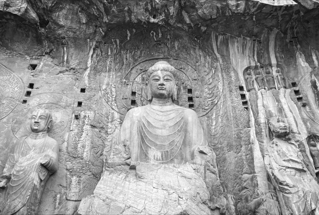 The Vairocana Buddha in Luoyang Longmen Grottoes