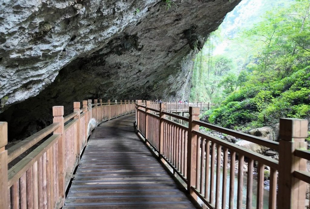 The walking trail of the Grand Canyon