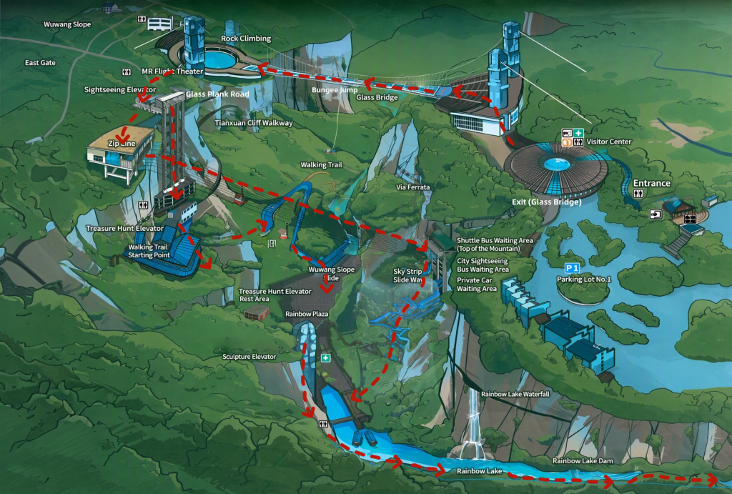 Route B of Zhangjiajie Grand Canyon